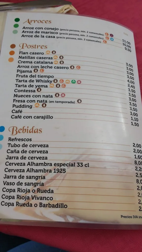 Menu_Restaurante los Rebites_Huétor Vega_image_3