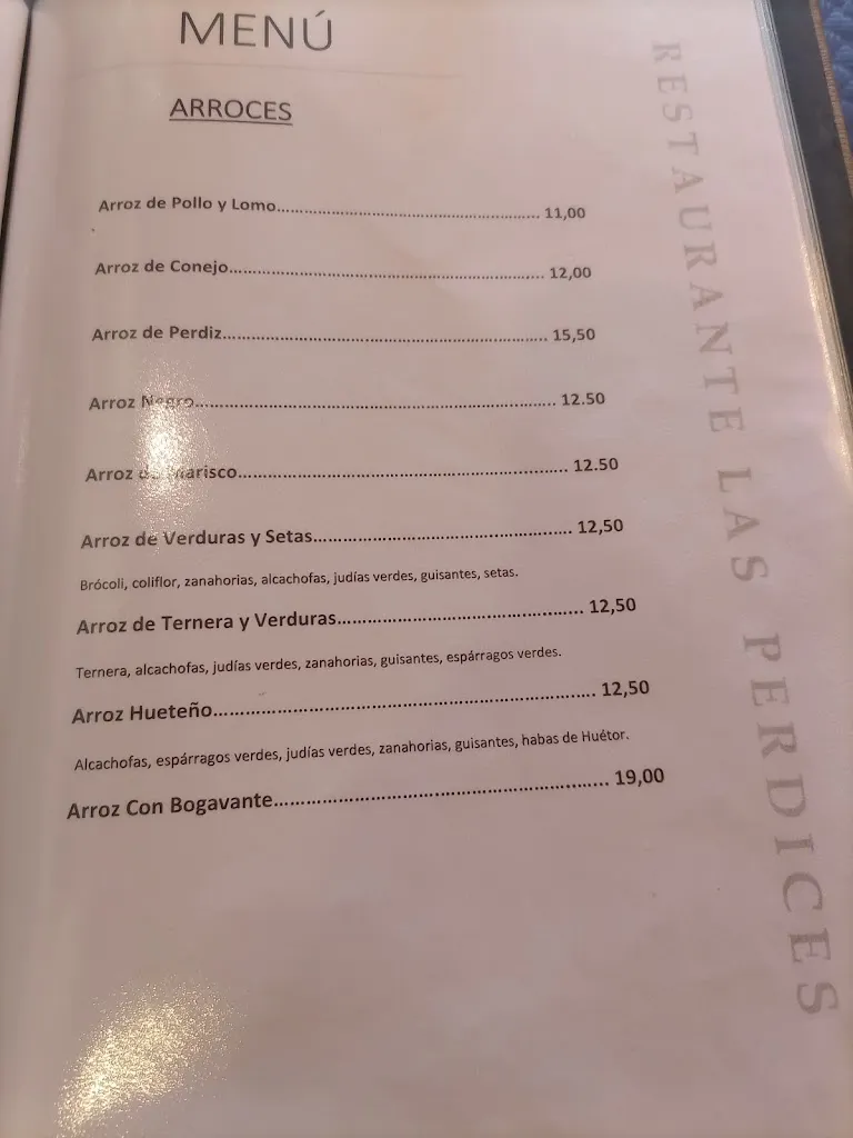 Menu_Restaurante Las Perdices I_Huétor Vega_image_2