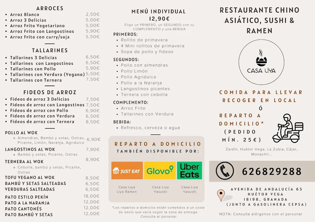 Menu_Casa Liya_Huétor Vega_image_2