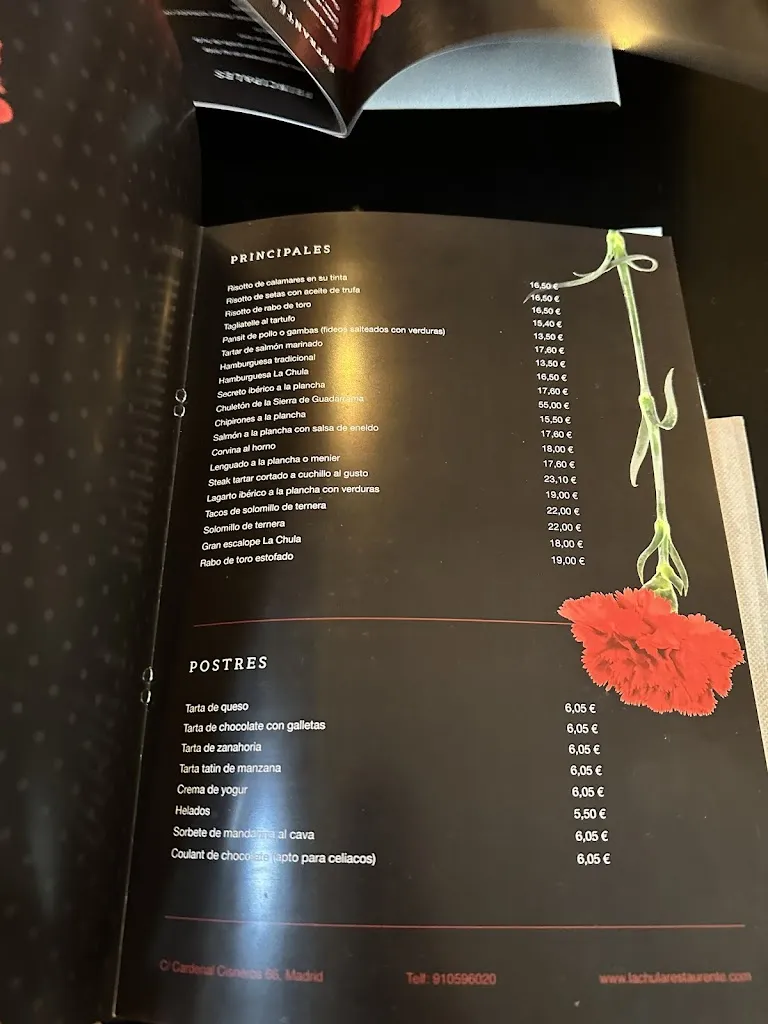 Menu_La Chula_Marchal_immagine_1