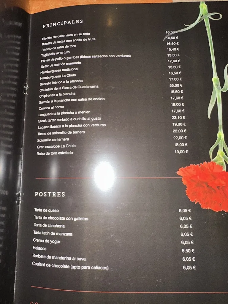 Menu_La Chula_Marchal_immagine_4