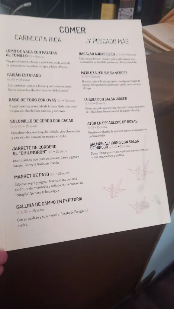 Menu_Restaurante Gaudium_Marchal_image_1