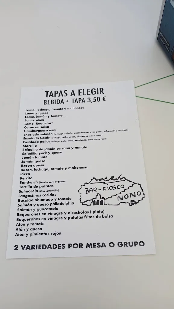 Menu_Bar kiosco nono, moclin_Moclín_image_1