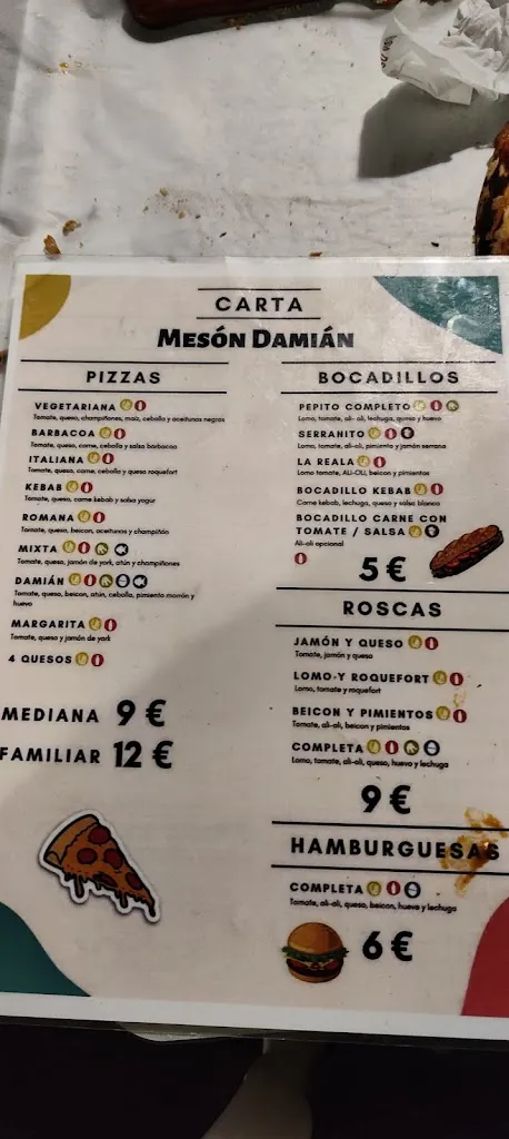 Menu_Mesón Damián_Molvízar_image_1