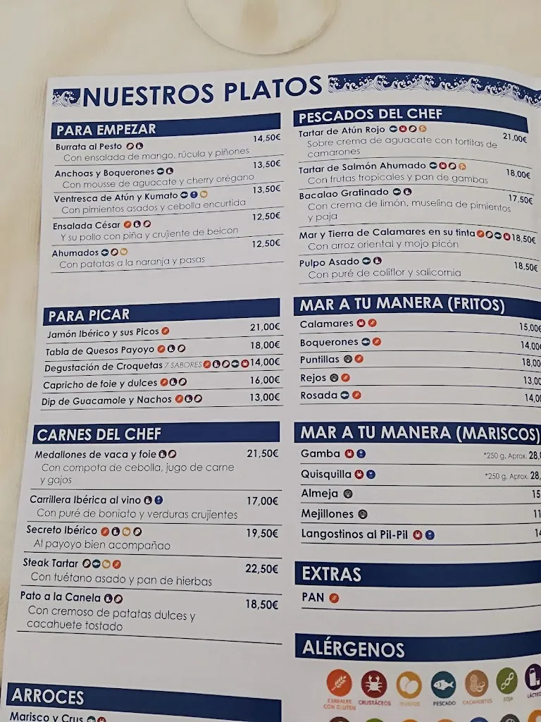 Menu_Restaurante Mar Azul_Molvízar_immagine_1