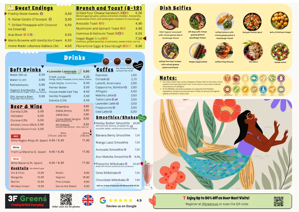 Menü_3F Greens_Alicante/Alacant_Bild_3
