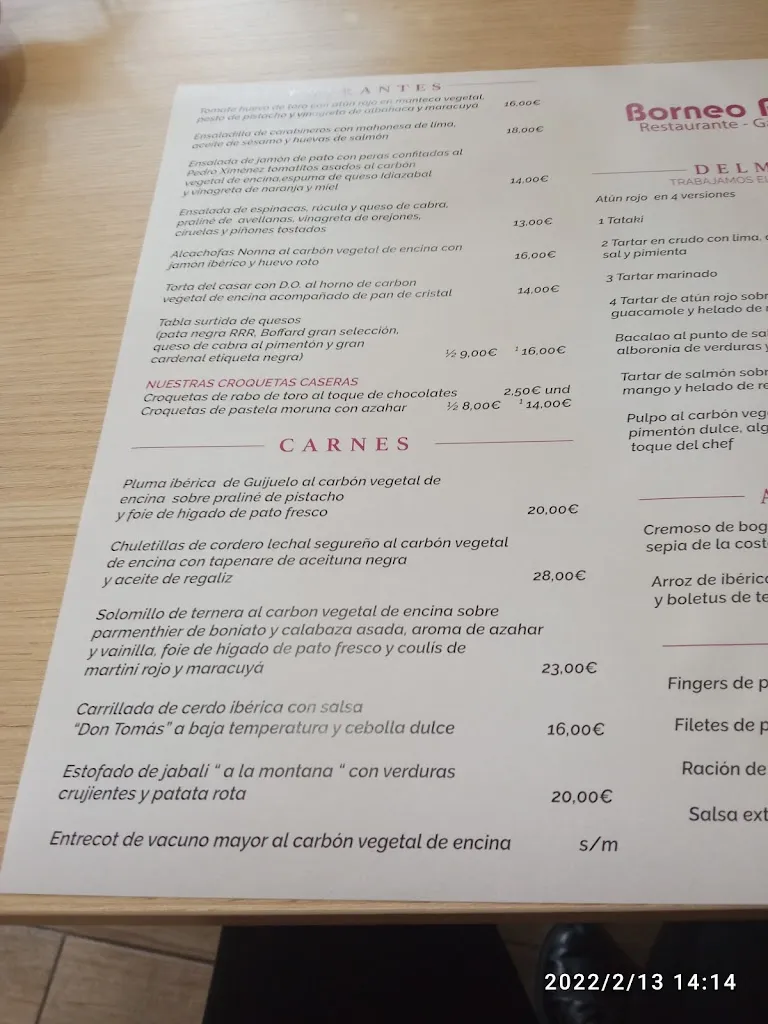 Menu_Restaurante Borneo Plaza. “Cocina de producto”._Maracena_image_4