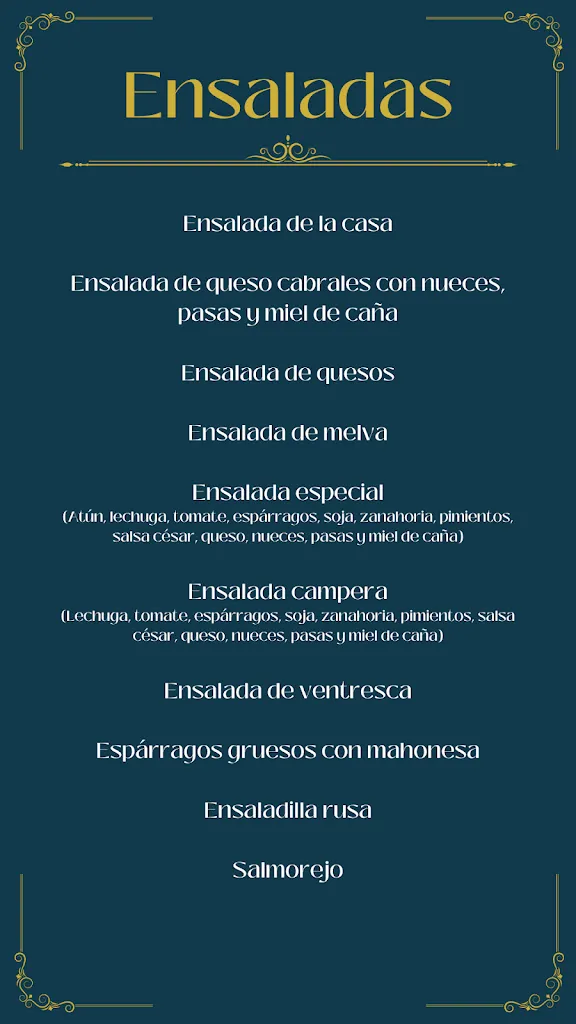 Menu_Restaurante bar Taberna de Ángel_Maracena_immagine_2