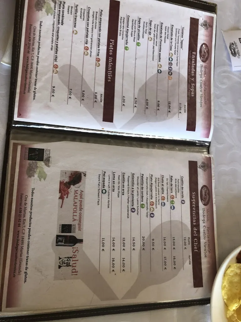 Menu_Finca Cuatro Vientos_Murtas_image_2