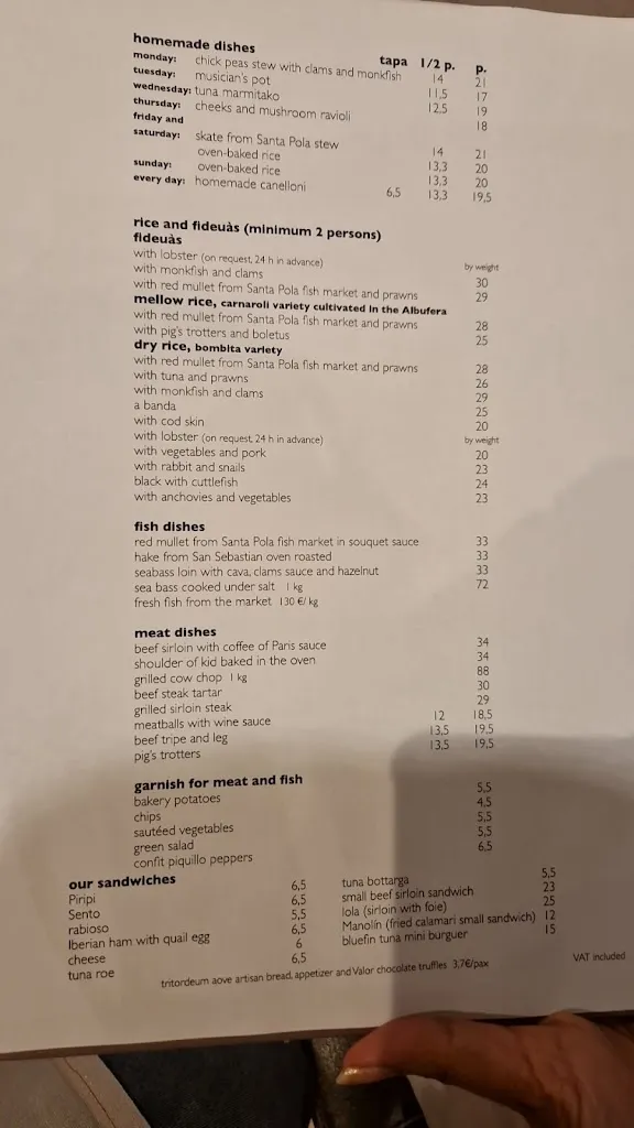 Menu_Restaurant Piripi_Alicante/Alacant_image_4