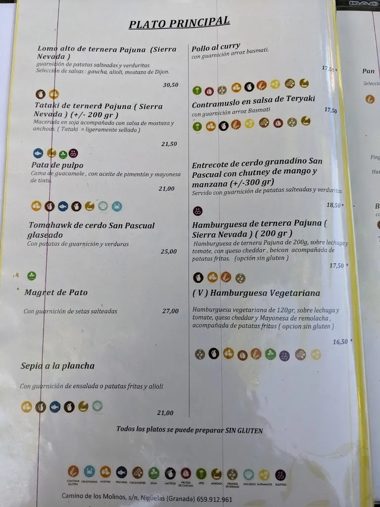 Menu_Restaurante @ Alqueria De Los Lentos_Nigüelas_image_2