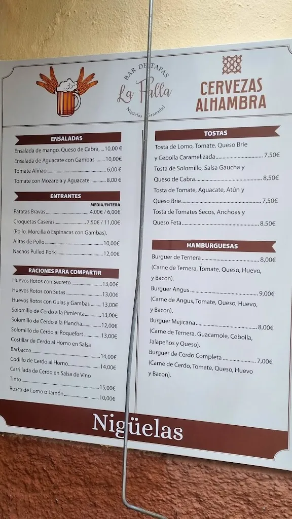 Menu_Bar La Plaza_Nigüelas_immagine_1