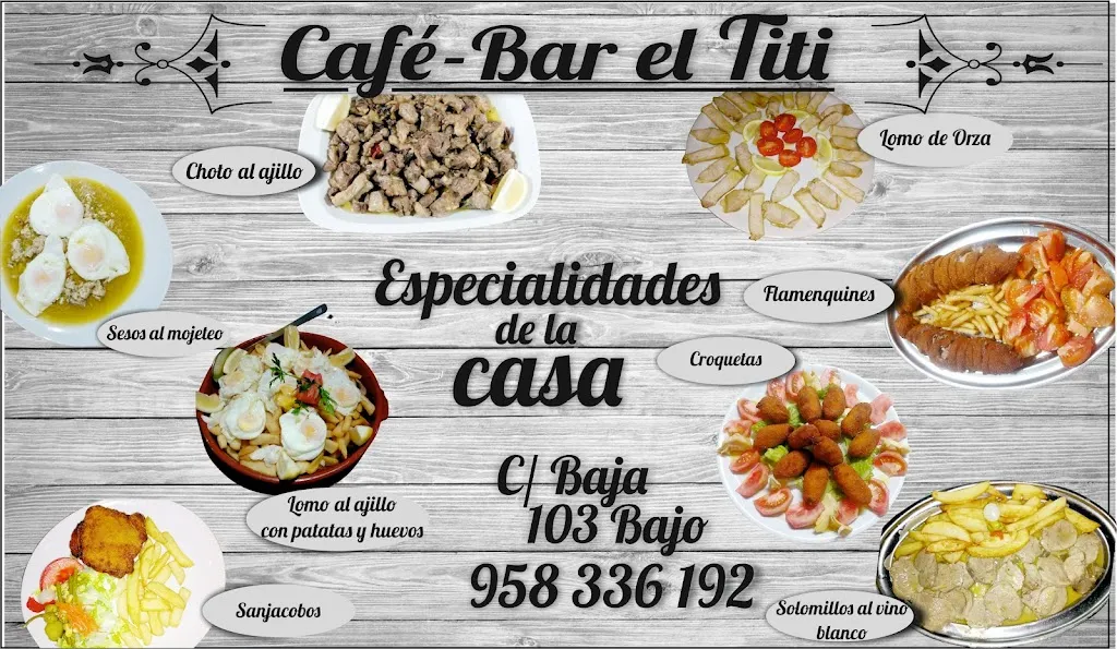 Menu_Bar El Titi_Montefrío_image_3
