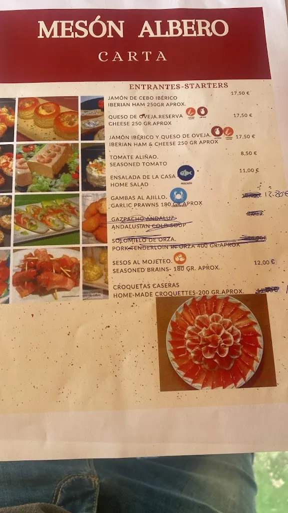 Menu_Mesón El Albero_Montefrío_image_2