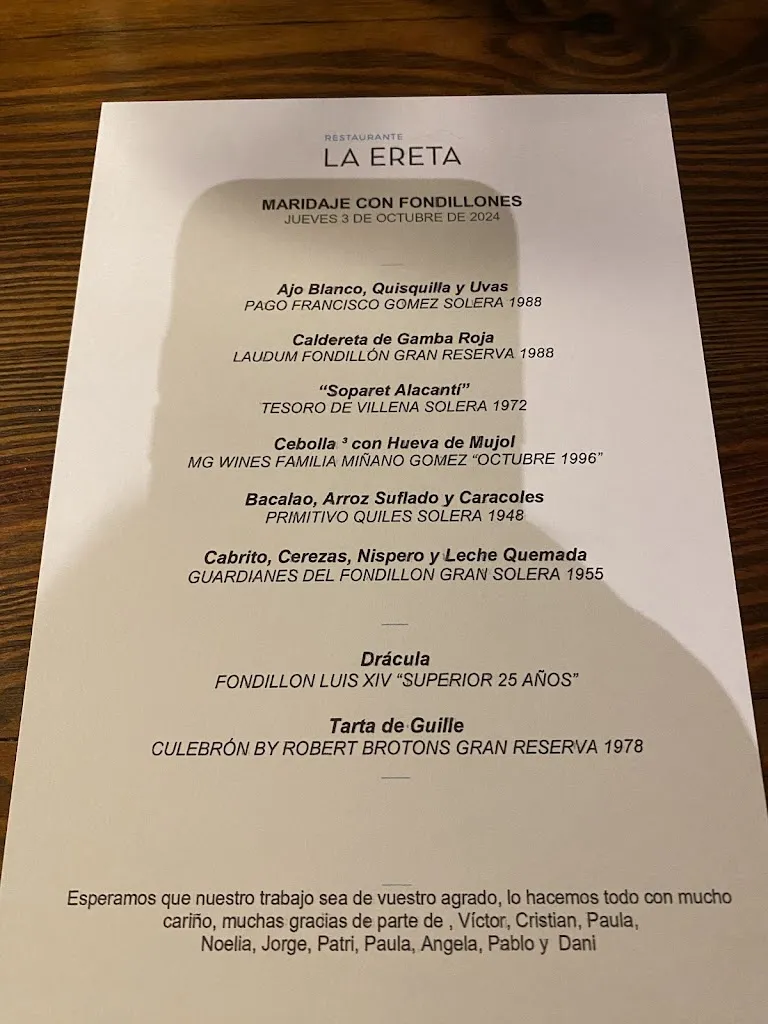 Menu_Restaurant La Ereta_Alicante/Alacant_image_2