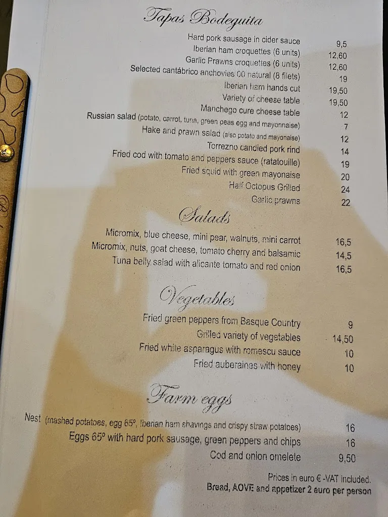 Menu_Bodeguita 1999_Alicante/Alacant_image_1