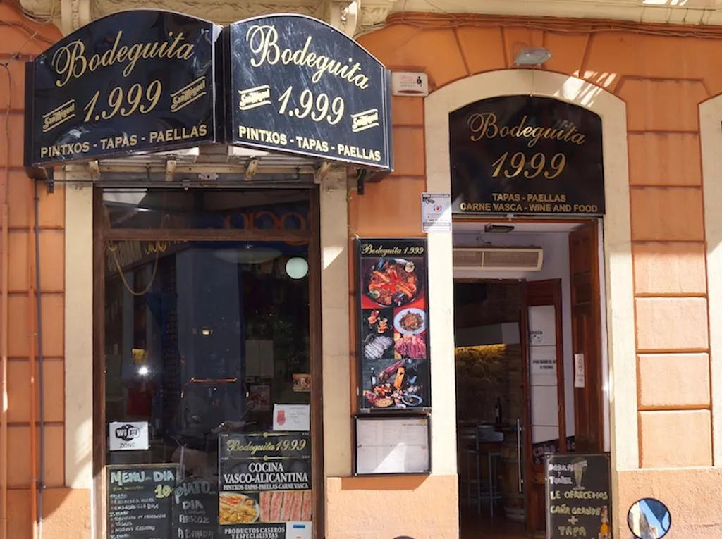 Bodeguita 1999 restaurant in Alicante/Alacant