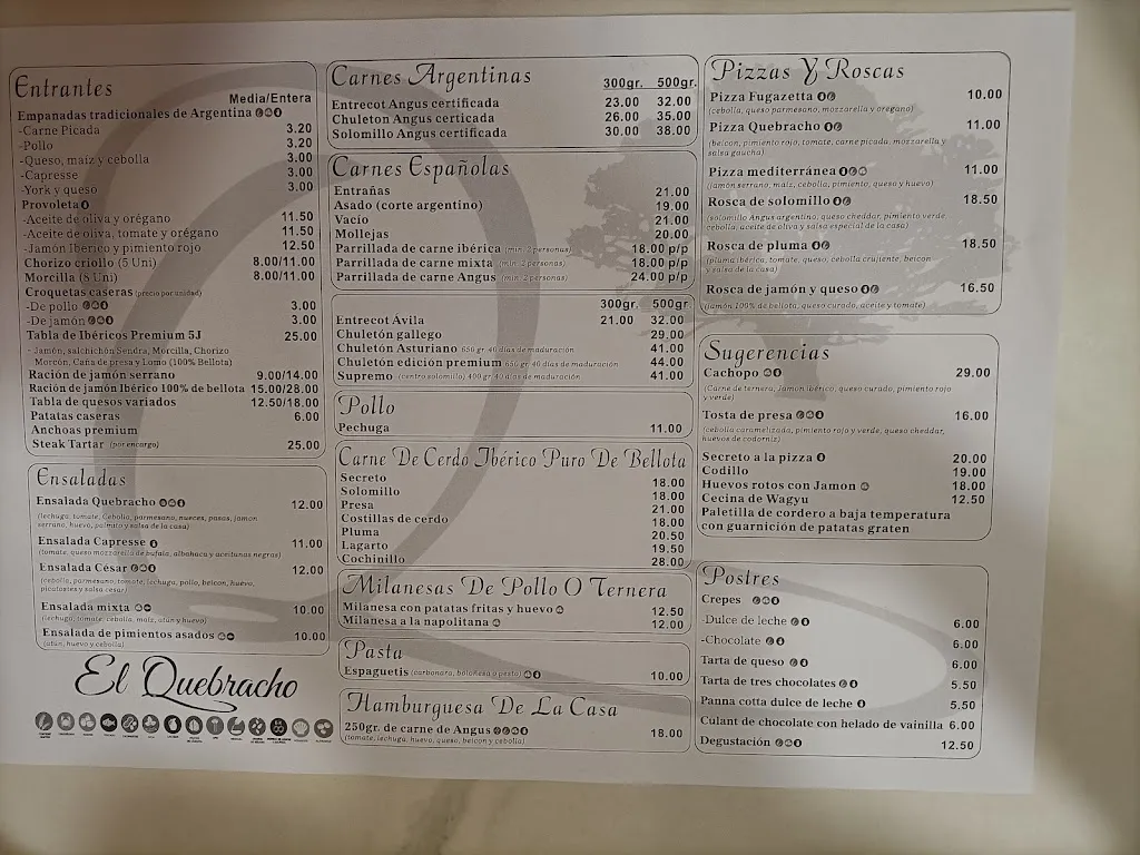 Menu_Restaurante El Quebracho_Motril_immagine_1