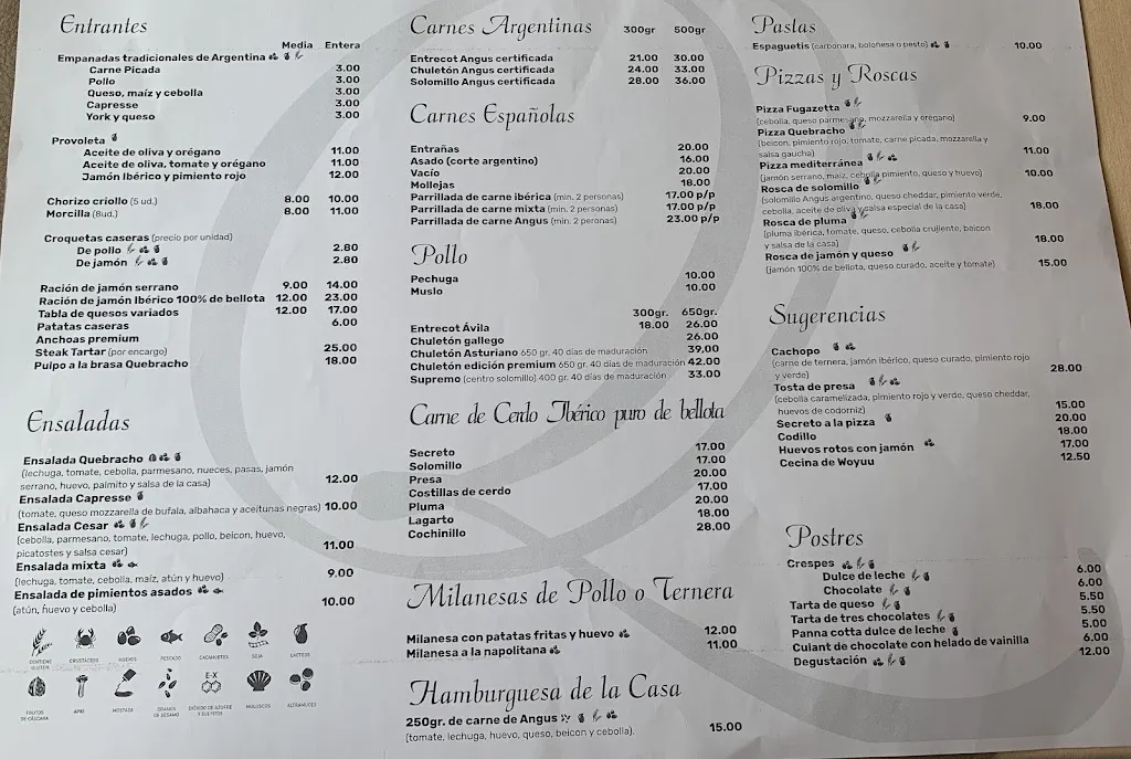 Menu_Restaurante El Quebracho_Motril_immagine_2