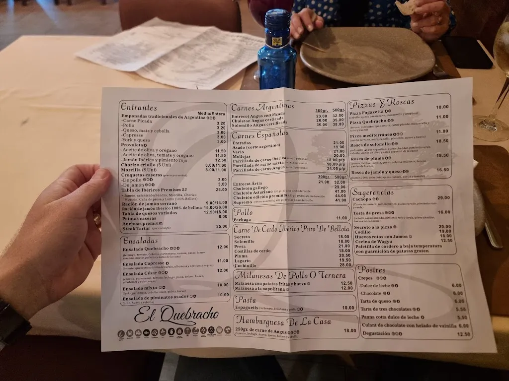 Menu_Restaurante El Quebracho_Motril_immagine_3
