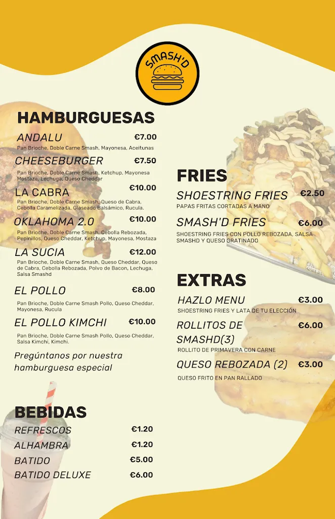 Menu_SMASH'D MOTRIL_Motril_image_1