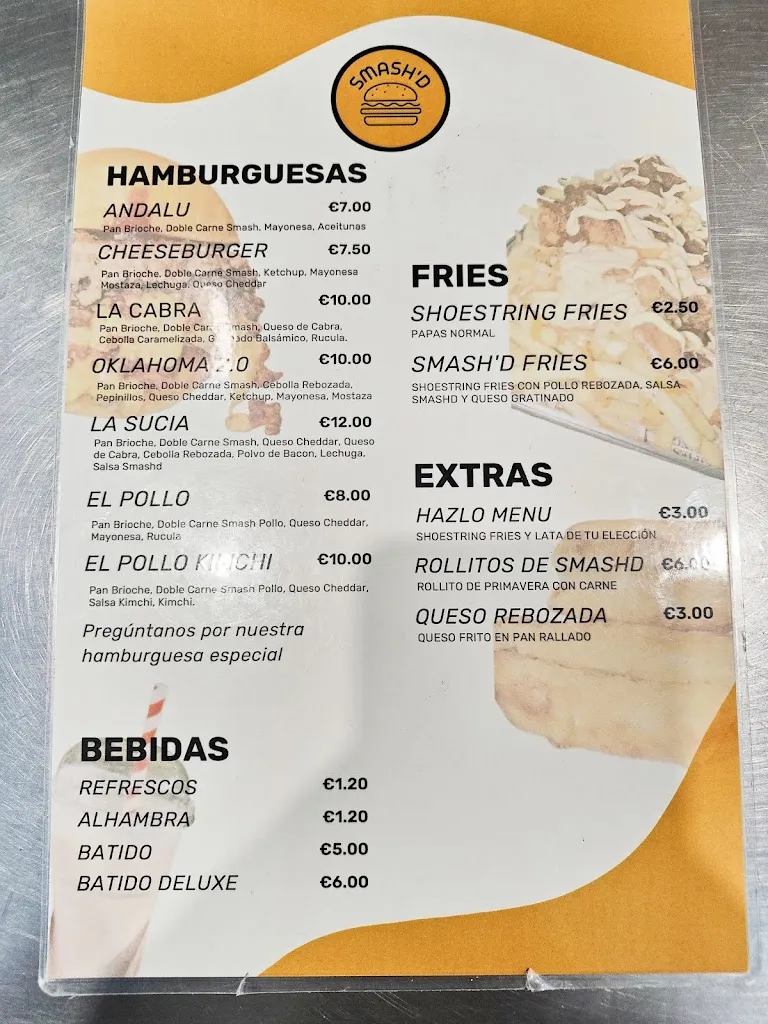 Menu_SMASH'D MOTRIL_Motril_image_2