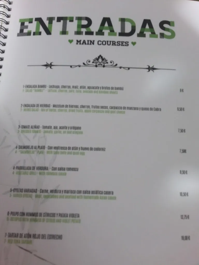 Menu_Bambú Beach | Motril_Motril_image_2