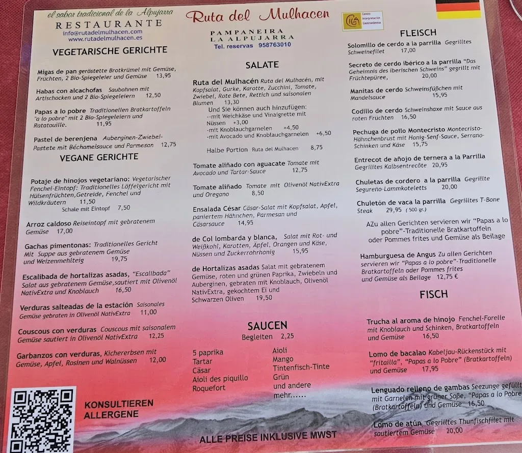 Menu_Restaurante Ruta del Mulhacén_Pampaneira_immagine_1
