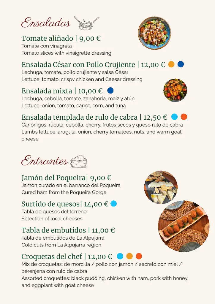 Menu_La Chistera Gastro Bar, Restaurante en Pampaneira_Pampaneira_image_2