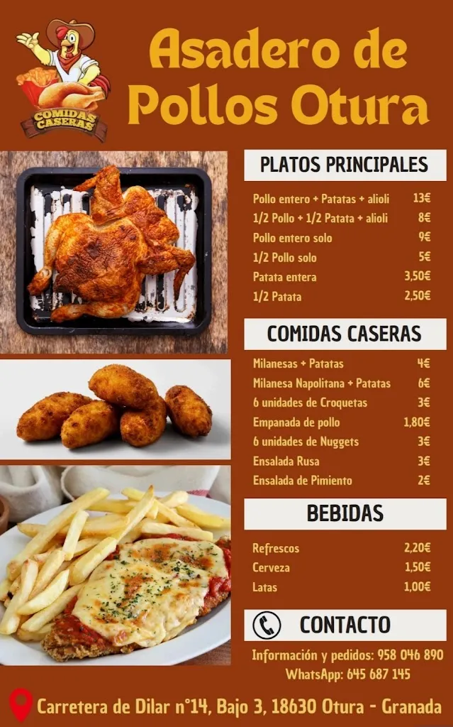 Menu_Asadero de Pollos Otura_Otura_image_1