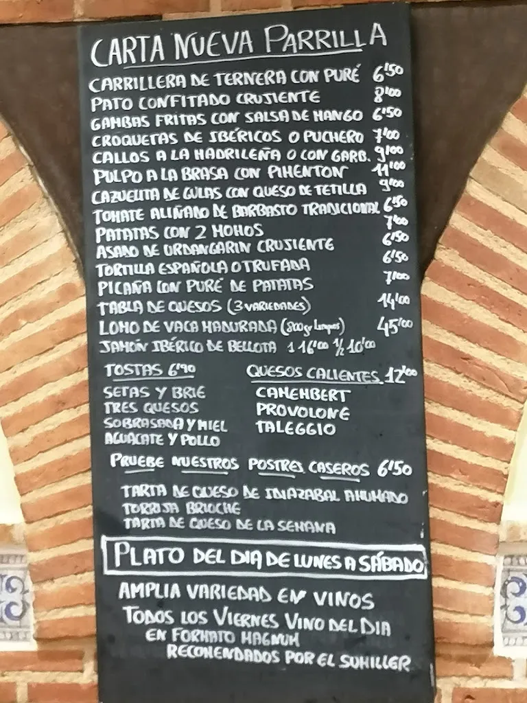 Menu_La parrilla del Pinar_Pinar El_image_1