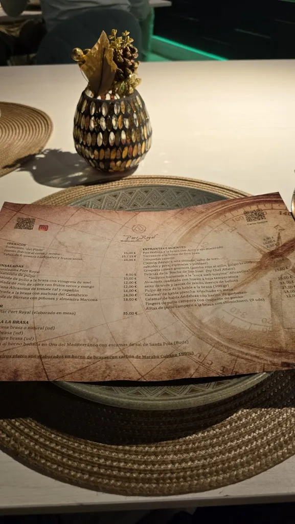 Menu_Port Royal steakhouse Alicante_Alicante/Alacant_image_2