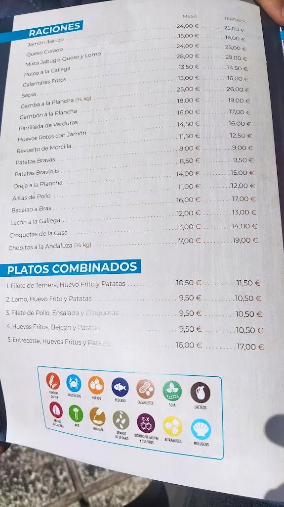 Menu_El Porto_Pinar El_image_1