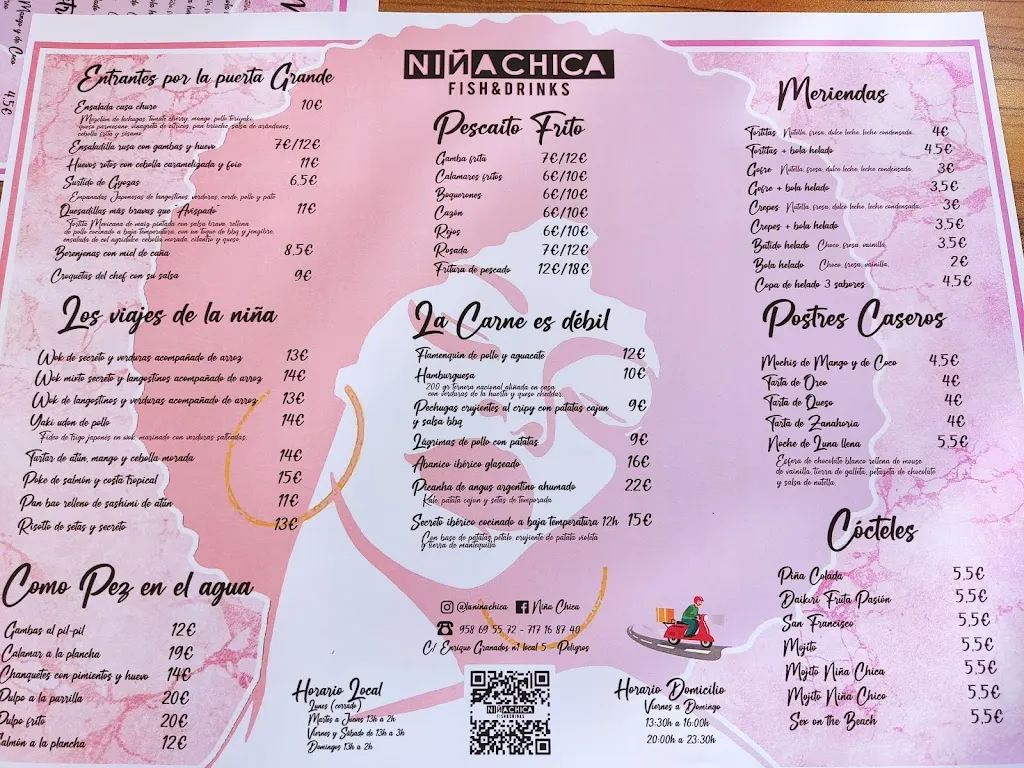 Menu_Restaurante Niña Chica Fish&Drinks_Peligros_image_2
