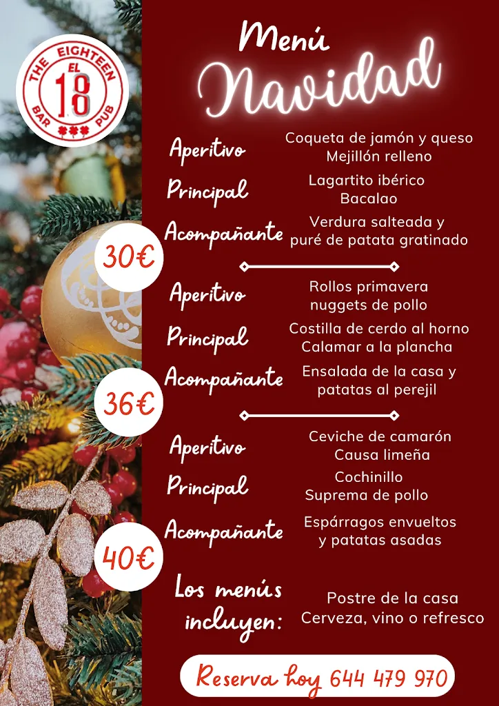 Menu_Restaurante El 18 _Peligros_image_1