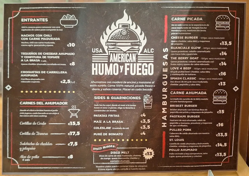 Menu_American Humo y Fuego_Alicante/Alacant_image_1