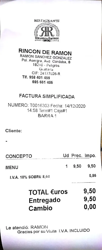 Virgin Superstar_Restaurante Rincon De Ramon_Peligros_review