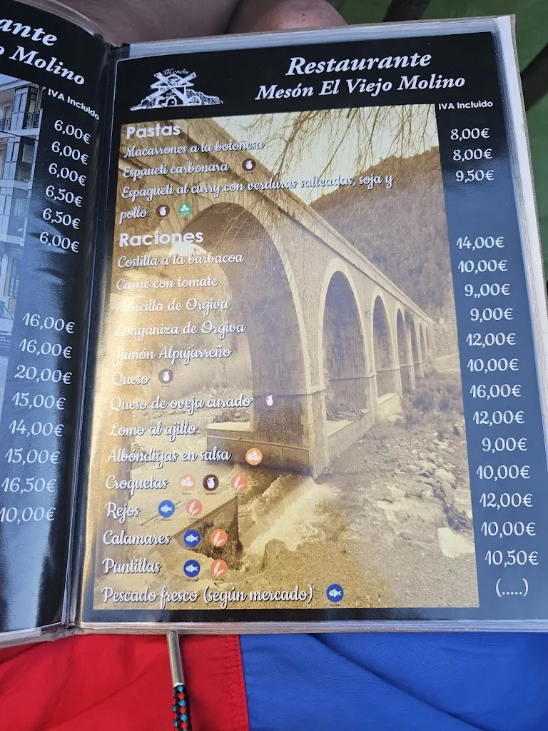 Menu_Mesón El Viejo Molino_Órgiva_image_3