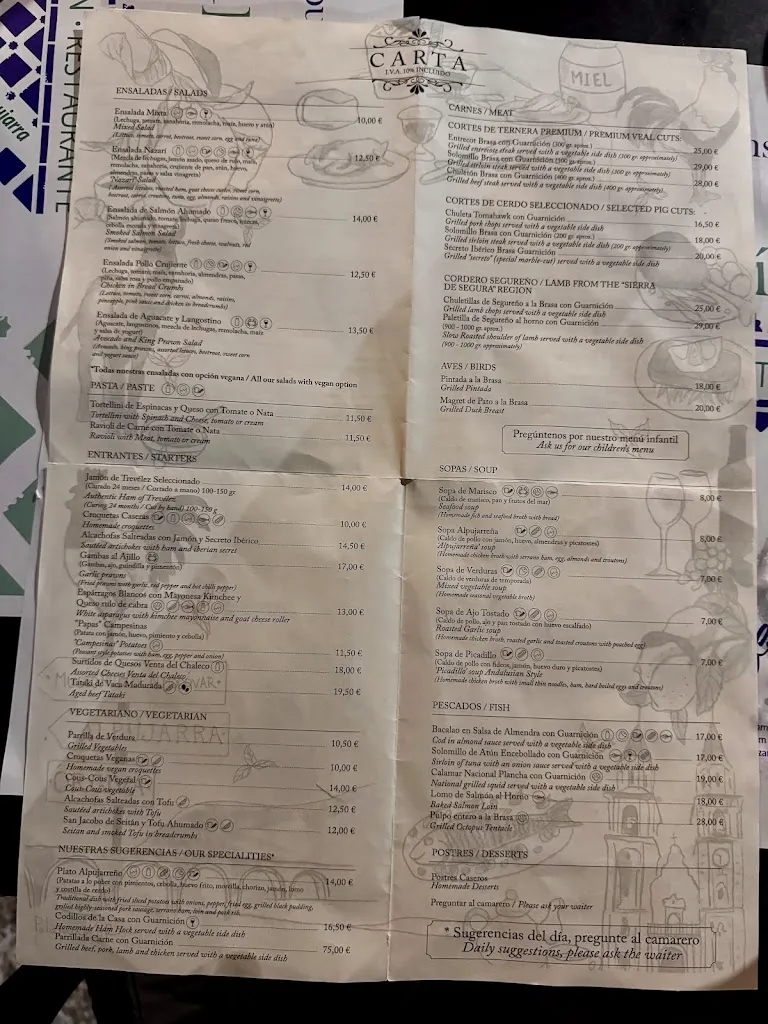 Menu_Meson Restaurante Puerta Nazari_Órgiva_image_1