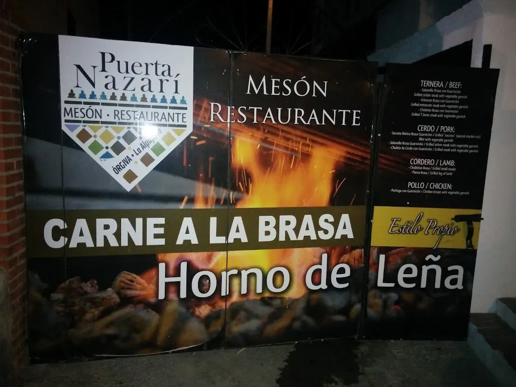 Menu_Meson Restaurante Puerta Nazari_Órgiva_image_2