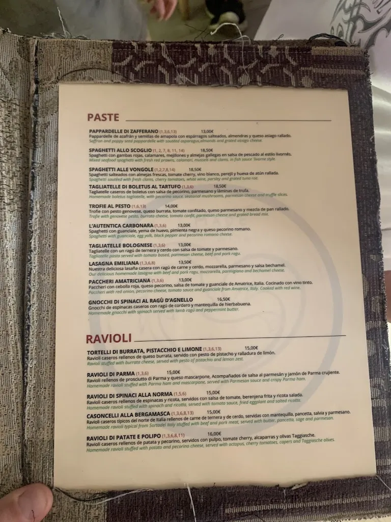 Menu_In Bocca Al Lupo Alicante_Alicante/Alacant_image_2