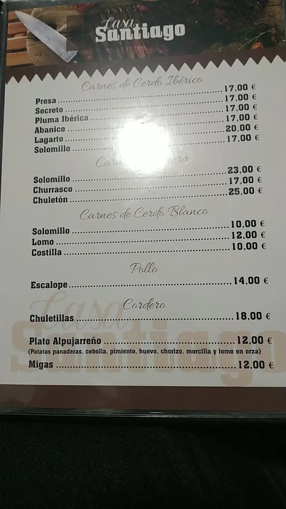 Menu_Casa Santiago_Órgiva_immagine_3