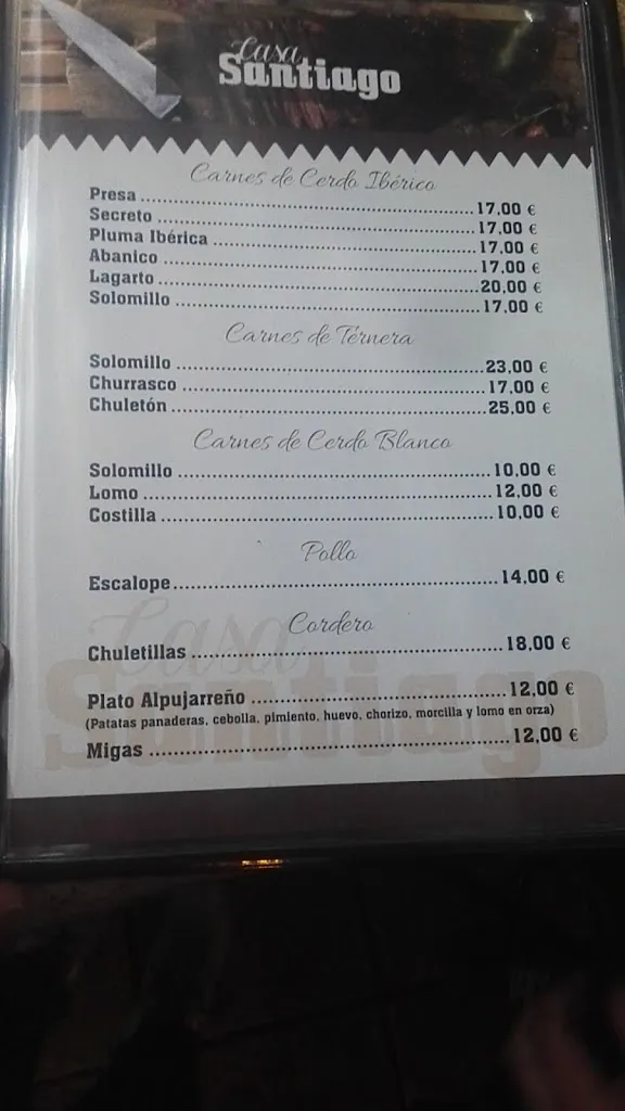 Menu_Casa Santiago_Órgiva_immagine_4
