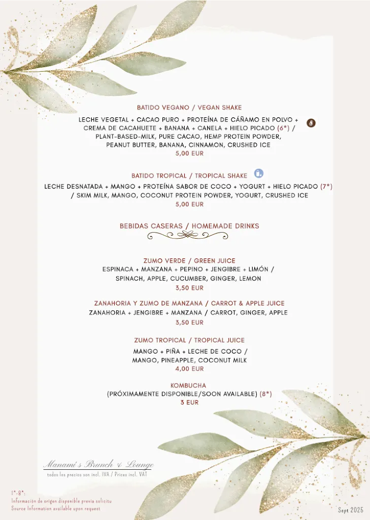 Menu_Manami’s – Breakfast, Brunch & Lounge Café_Órgiva_immagine_4