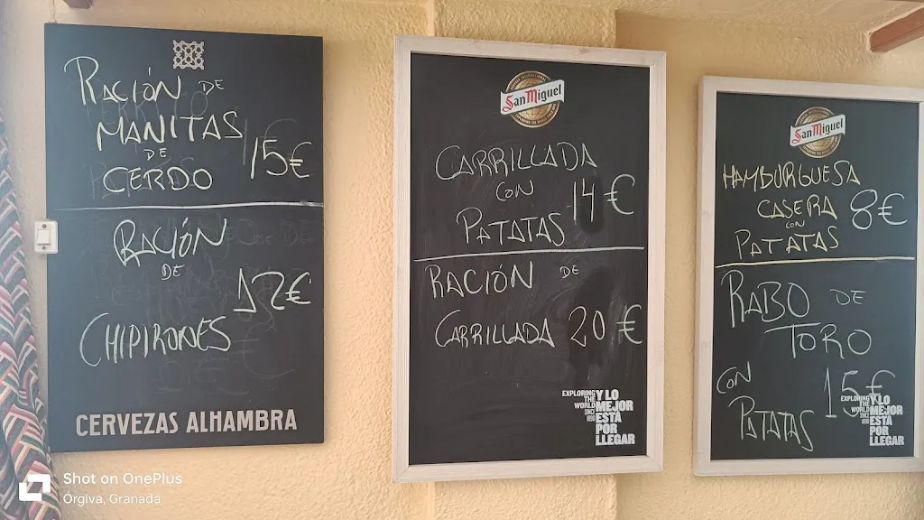 Menu_Bar Mirasierra_Órgiva_image_3