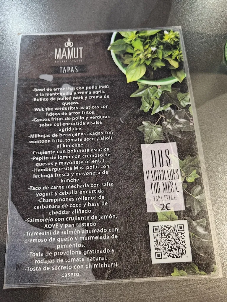 Menu_Restaurante Mamut Gastro Spacio_Padul_image_2