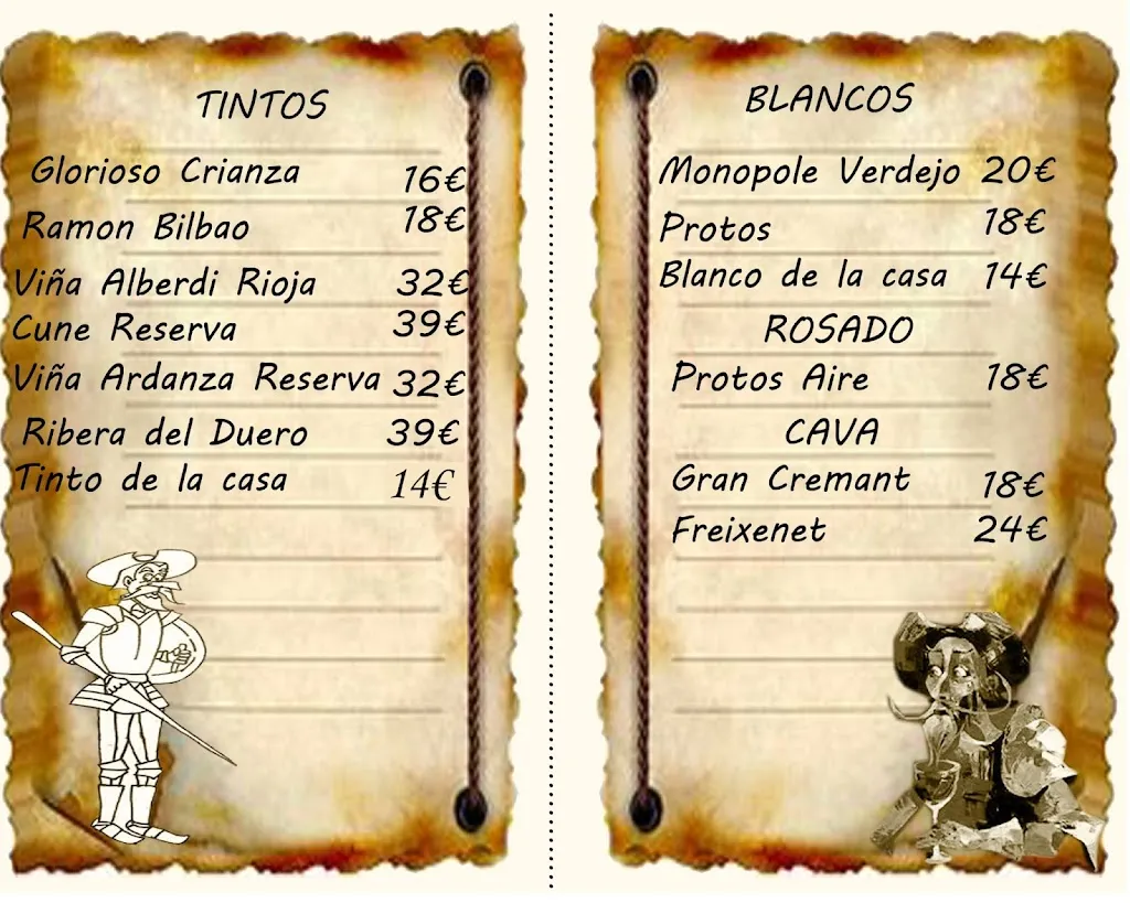 Menü_La Taberna Ibérica_Alicante/Alacant_Bild_1