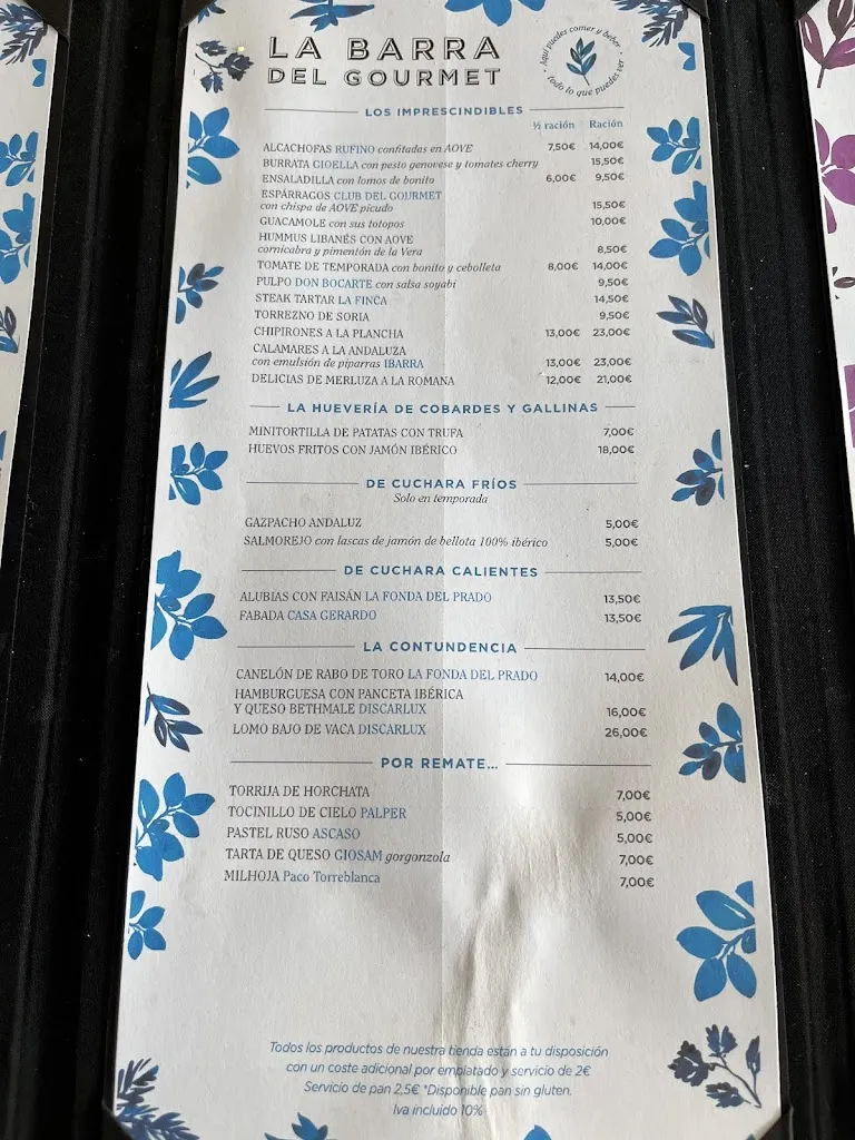 Menu_La Taberna Del Gourmet_Alicante/Alacant_image_2