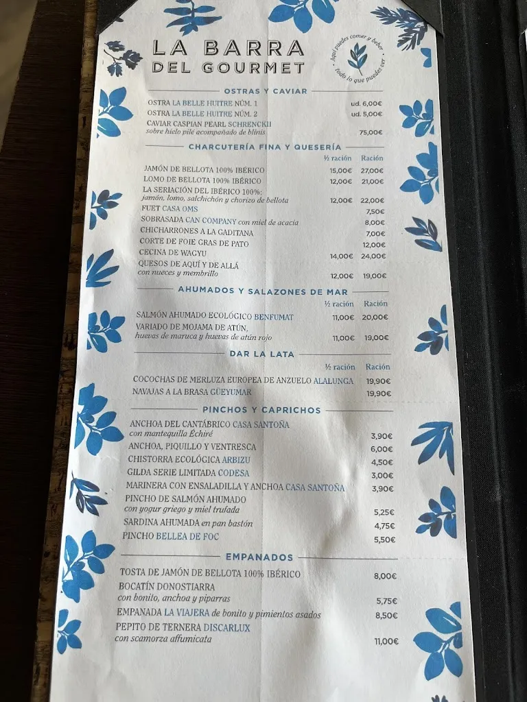 Menu_La Taberna Del Gourmet_Alicante/Alacant_image_3