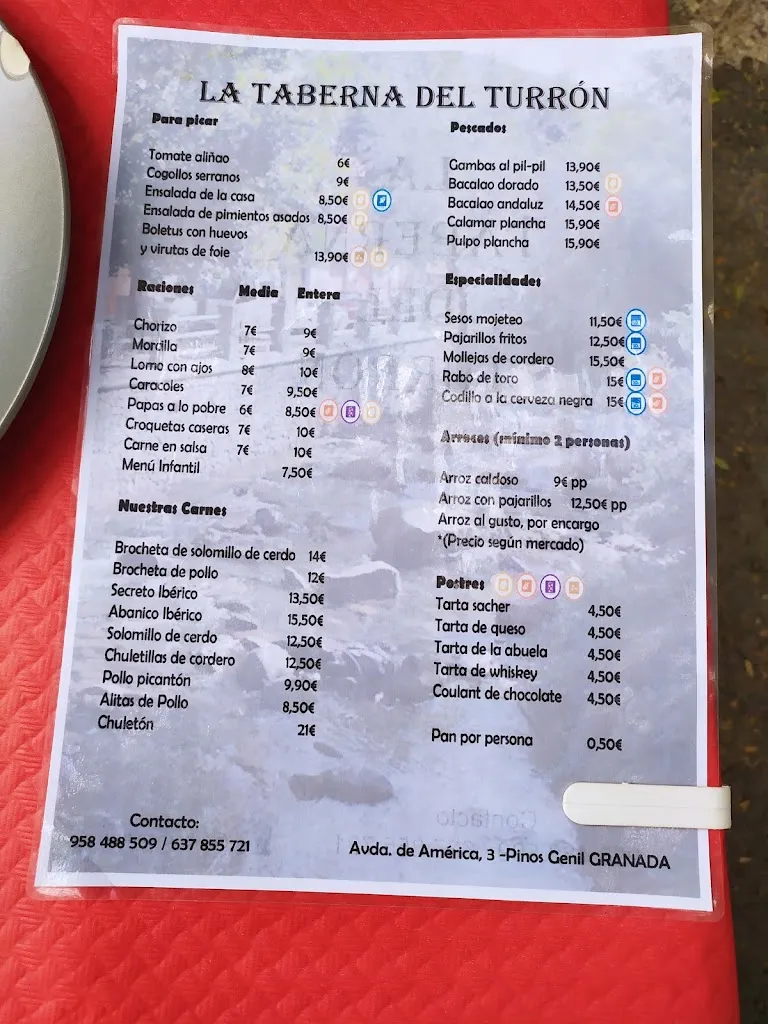 Menu_La Taberna Del Turrón_Pinos Genil_image_4